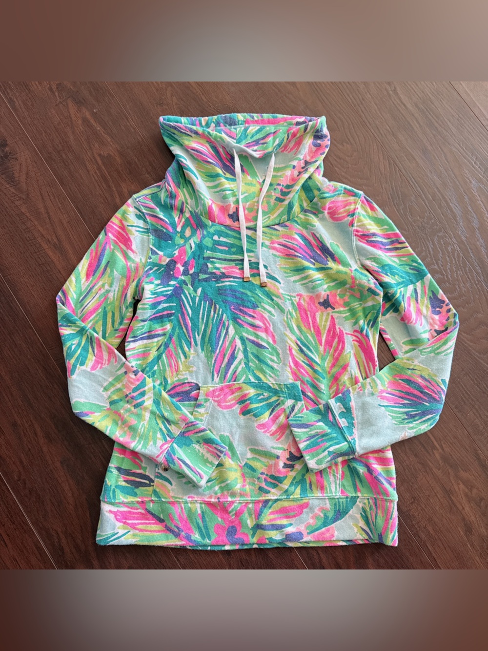 Lilly Pulitzer cowl neck sweatshirt